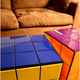 Illustration for article titled Rubik's Cube Coffee Table Makes Your Apartment "Cool"